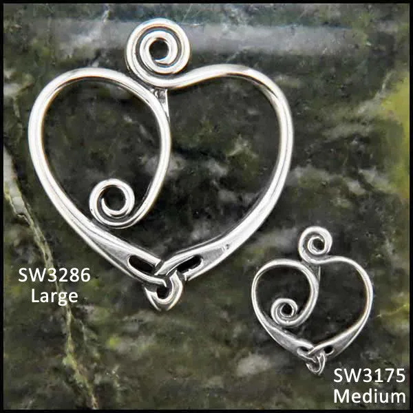 Anna's Heart Celtic Pendant
