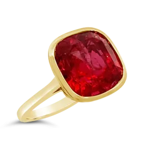 Cushion Spinel Ring