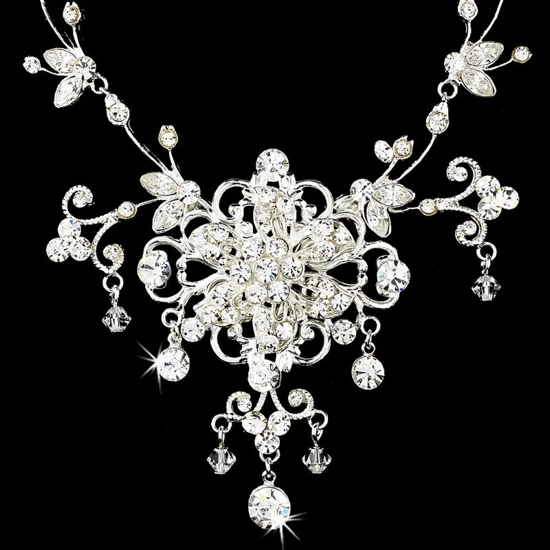 Gorgeous Swarovski Crystal Bridal Headband & Jewelry Set