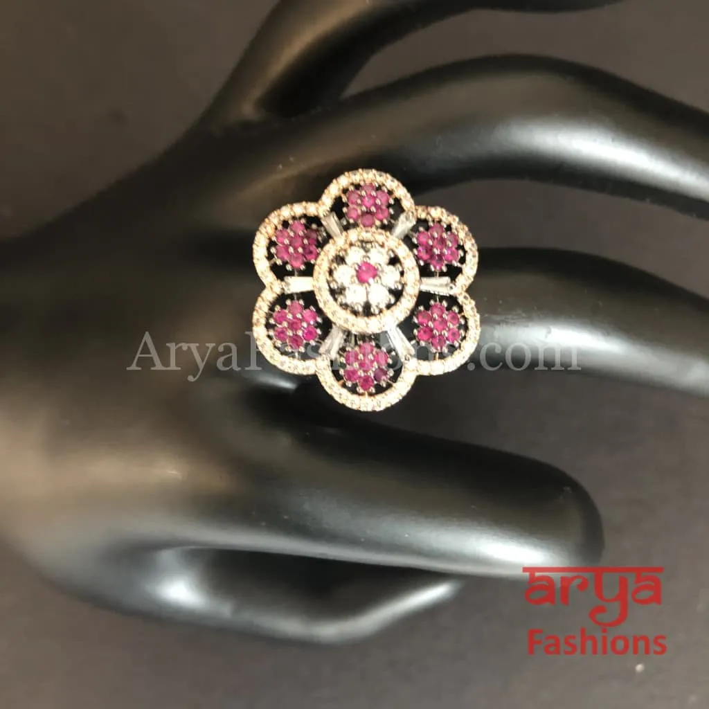 Rani Cubic Zirconia Cocktail Ring