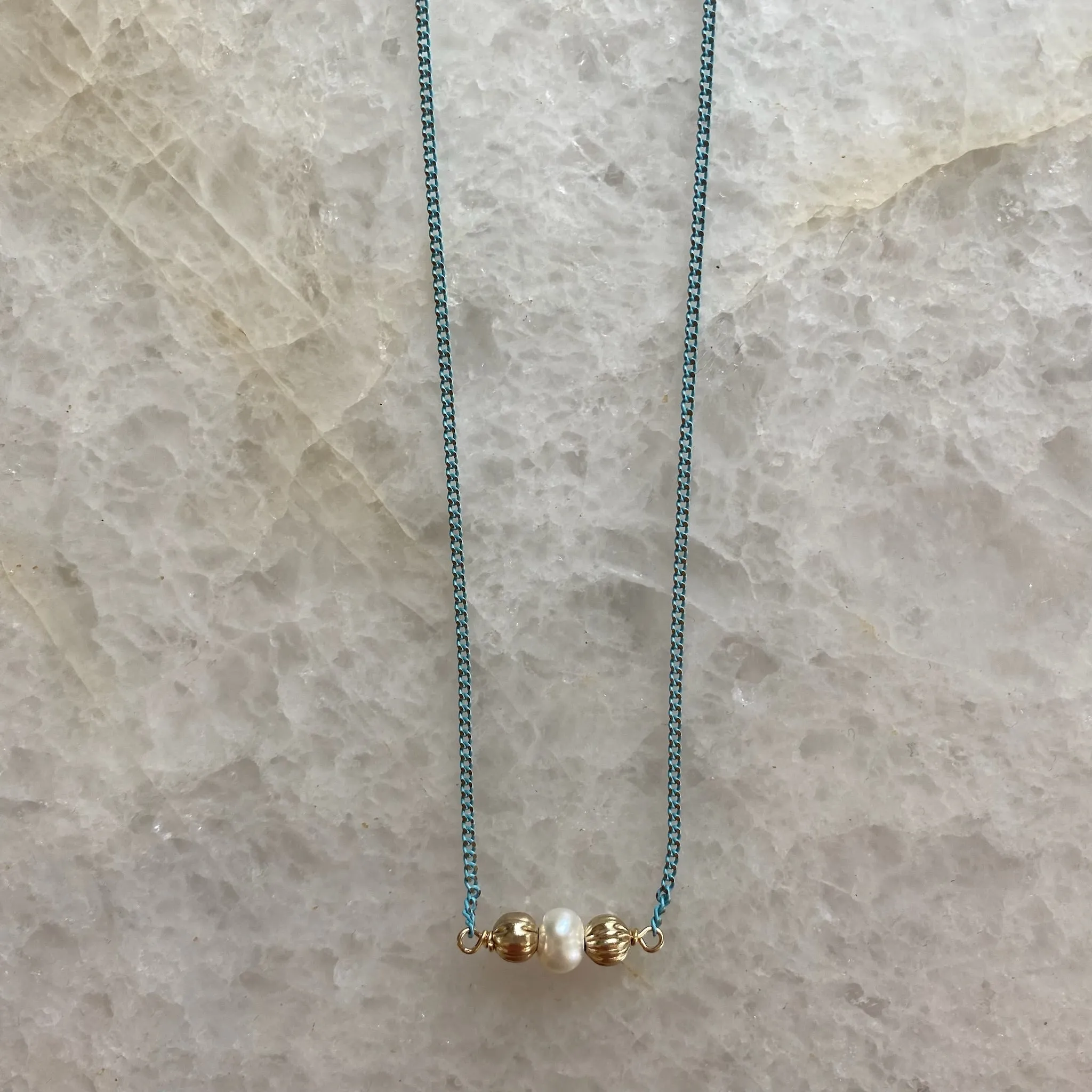 Shimmer Pearl Necklace